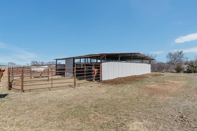 view of stable