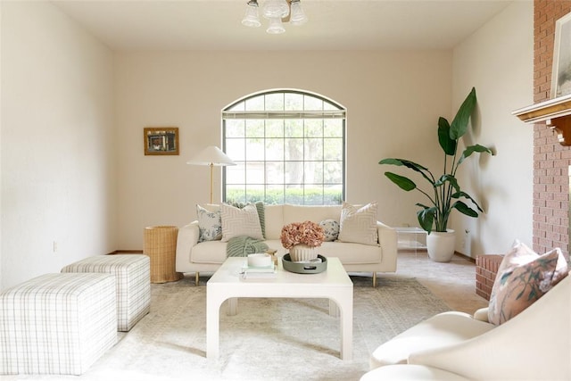 view of living area
