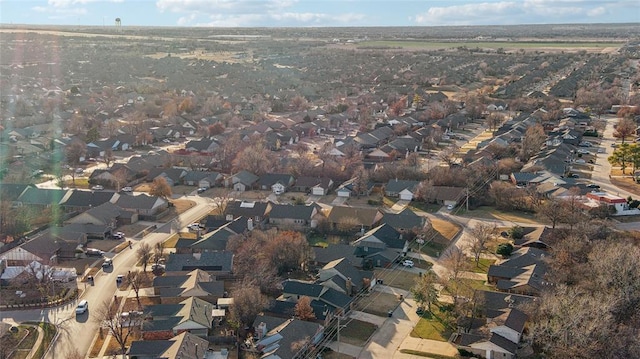 bird's eye view featuring a residential view