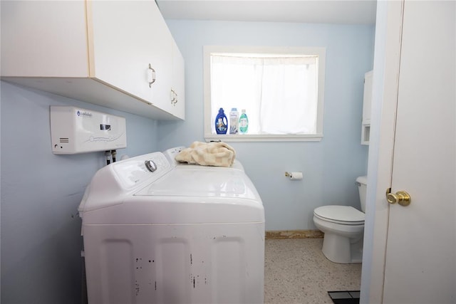 laundry area featuring washer and dryer and laundry area