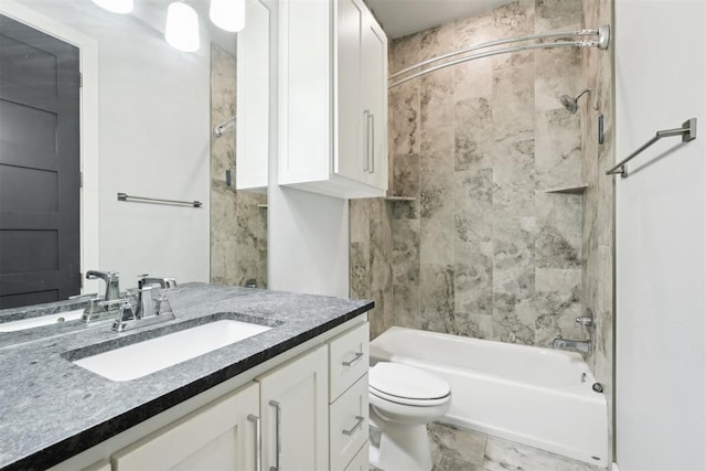2725 Piazza Ct, Arcadia, OK 73007 - full bathroom with vanity and washtub / shower combination