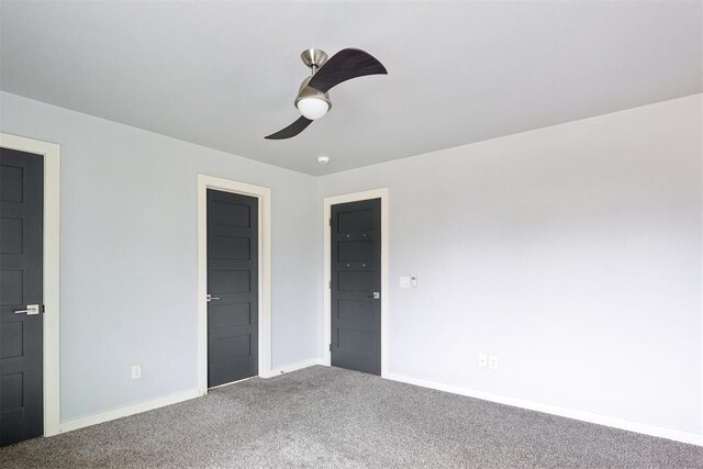 2725 Piazza Ct, Arcadia, OK 73007 - unfurnished bedroom with carpet flooring and ceiling fan