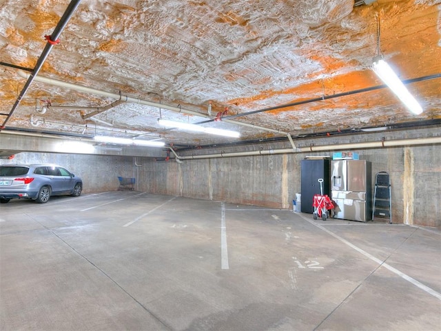 444 N Central Ave Unit 110, Oklahoma City, OK 73104 - parking garage with stainless steel fridge with ice dispenser