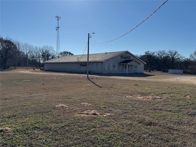 view of rear view of property