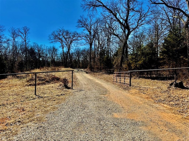 view of road