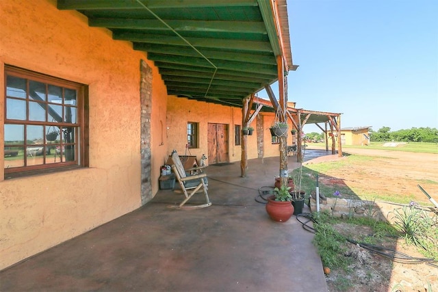 view of patio