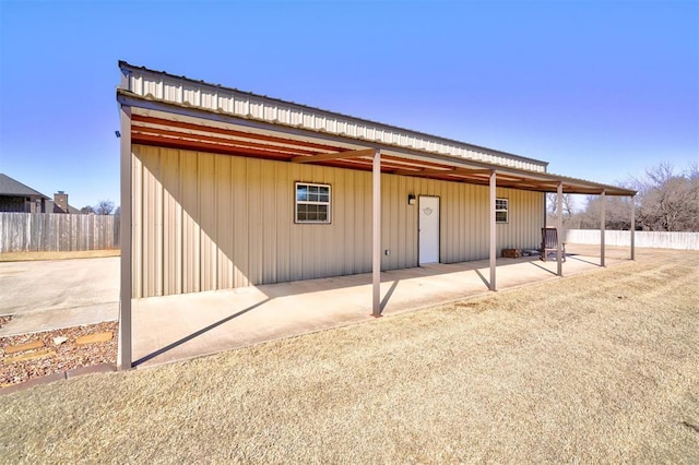 view of rear view of property