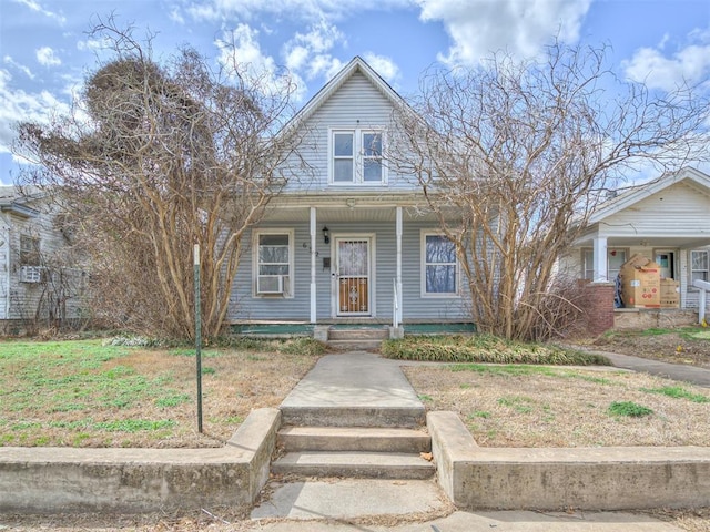 bungalow featuring covered porch