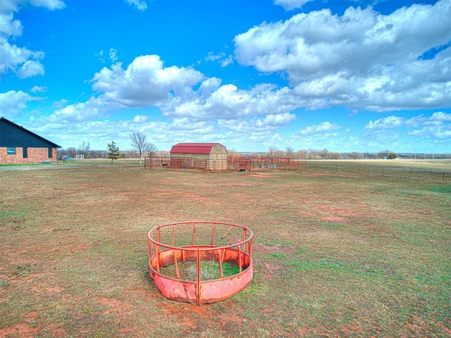 344750 E 830th Rd, Chandler, OK 74834 - view of yard with a view of rural / pastoral area and an outbuilding