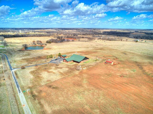 344750 E 830th Rd, Chandler, OK 74834 - overview of rural landscape