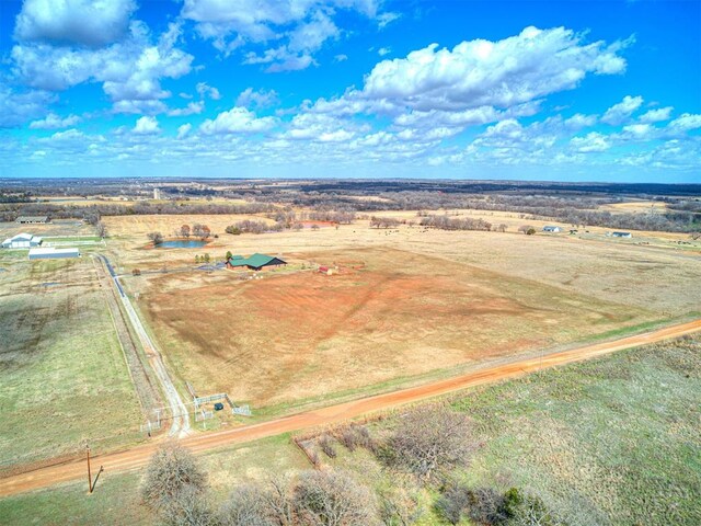 344750 E 830th Rd, Chandler, OK 74834 - overview of rural landscape