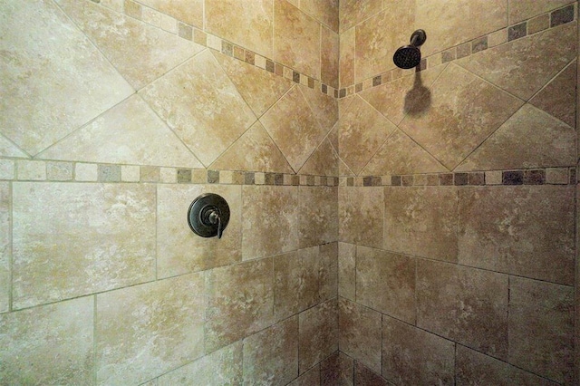 details featuring tiled shower