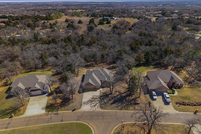 birds eye view of property featuring a residential view