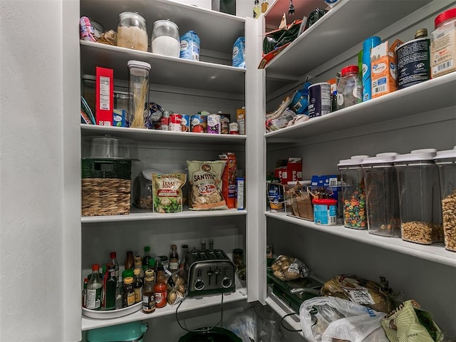 view of pantry