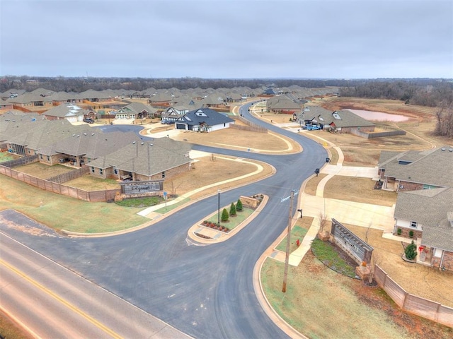 drone / aerial view featuring a residential view