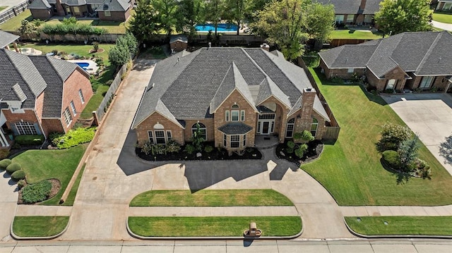 birds eye view of property featuring a residential view