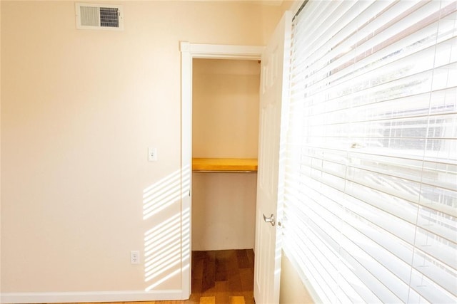 closet with visible vents