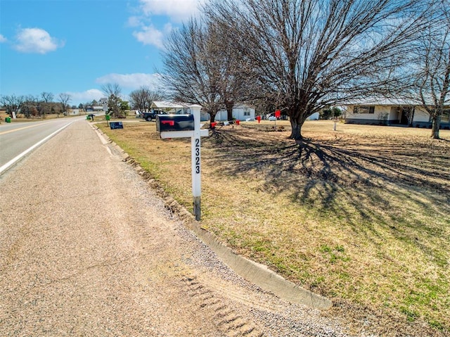 view of road