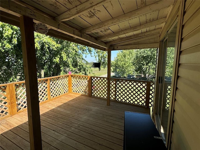 view of deck