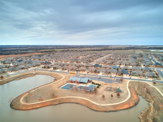 aerial view featuring a residential view