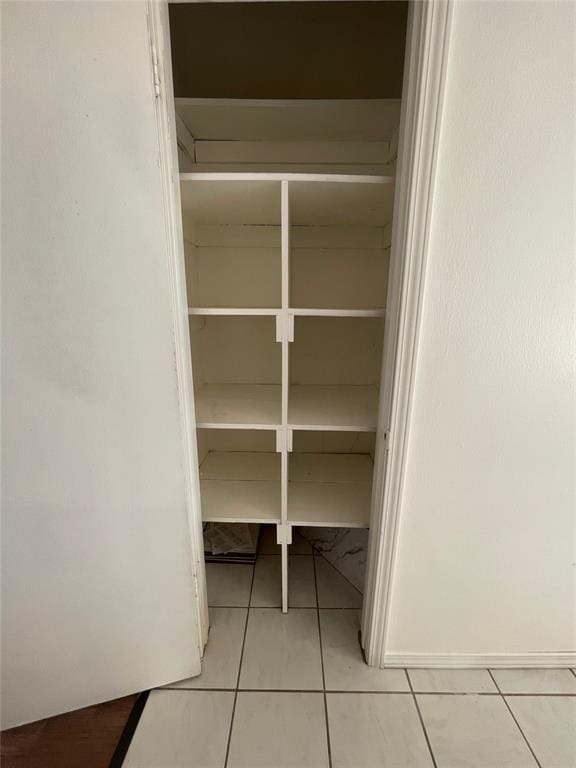 view of closet