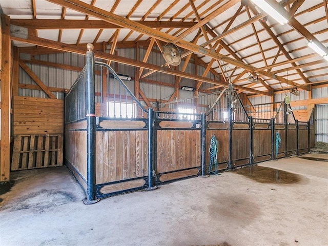 view of stable