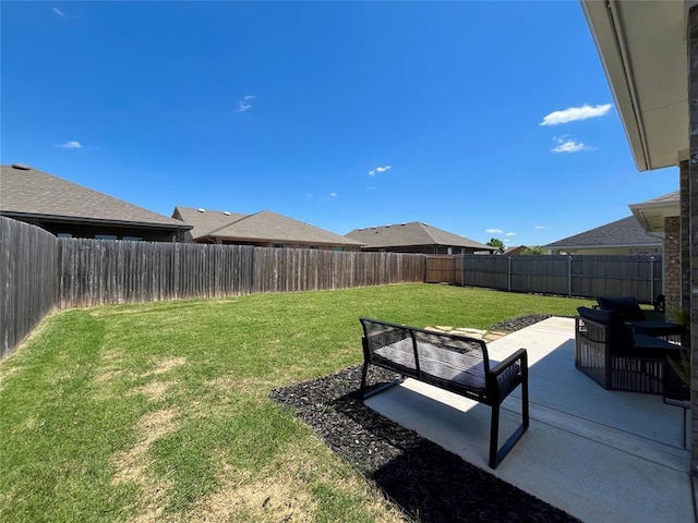 16340 Cold Fire Rd, Oklahoma City, OK 73170 - view of yard with a patio