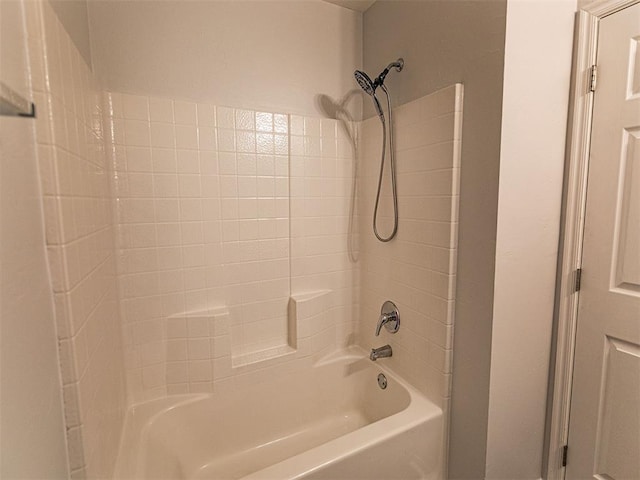 bathroom featuring shower / tub combination