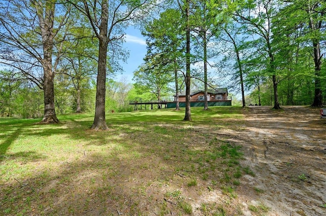 387 N Riverbend Rd, Smithville, OK 74957 - view of yard