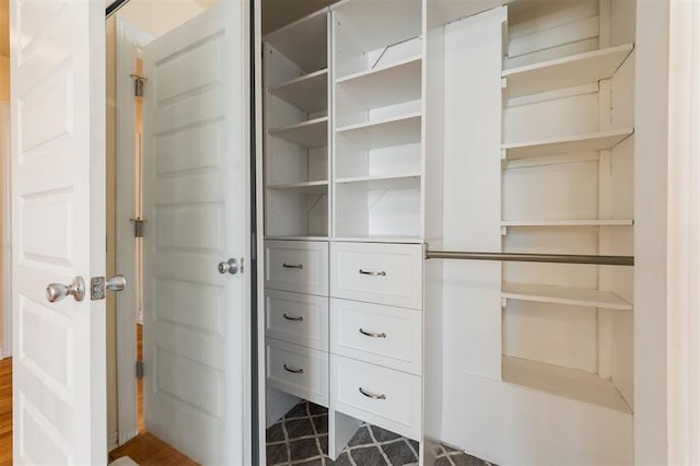 view of closet