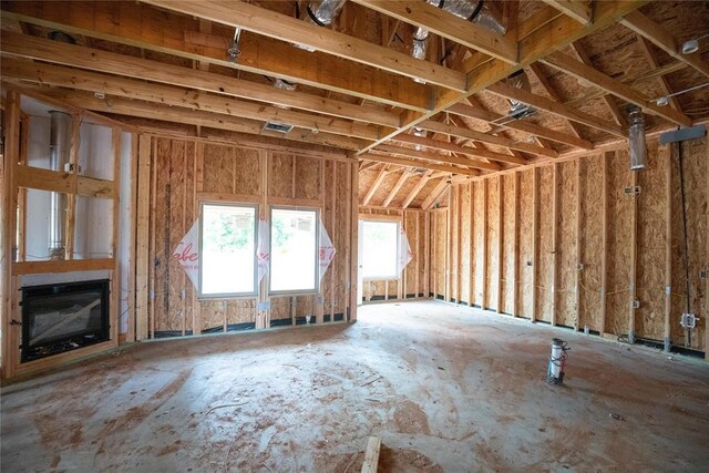 4301 Ritter Rd, Edmond, OK 73012 - miscellaneous room featuring a glass covered fireplace