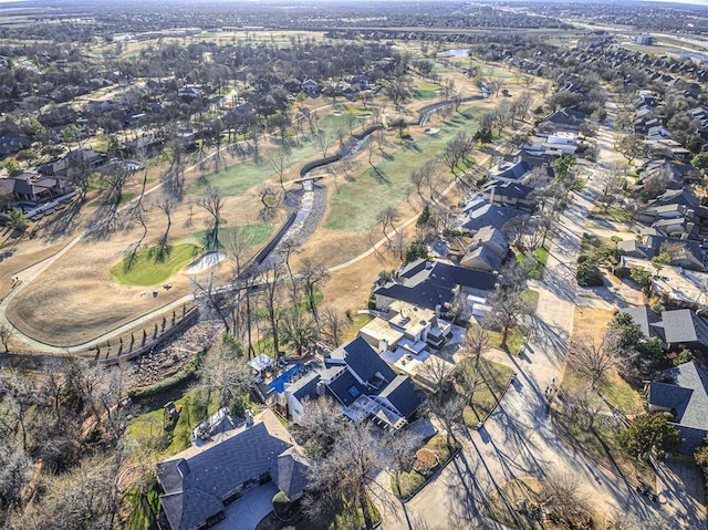 bird's eye view featuring a residential view