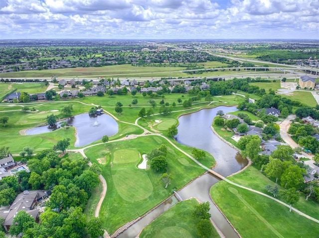 3108 Brush Creek Rd, Oklahoma City, OK 73120 - aerial overview of property's location featuring a nearby body of water, nearby suburban area, and a local golf course