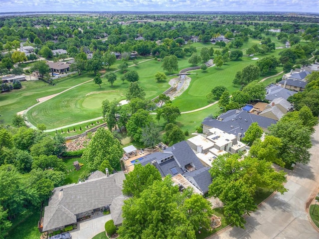 3108 Brush Creek Rd, Oklahoma City, OK 73120 - aerial view of residential area featuring a golf club and a tree filled landscape