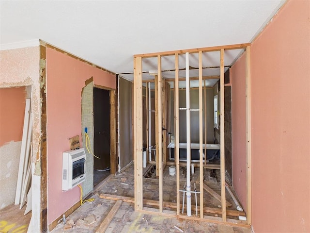 miscellaneous room with heating unit