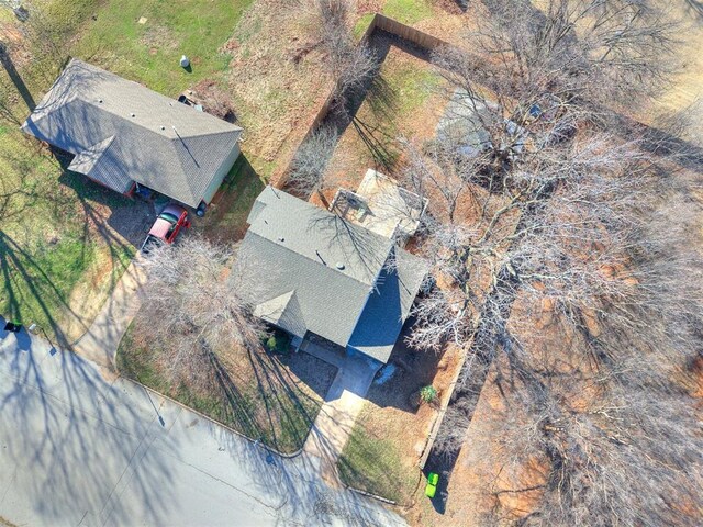420 W Lincoln St, Purcell, OK 73080 - birds eye view of property