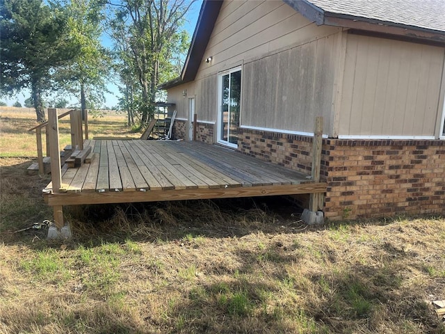 29094 County St Unit 2530, Fort Cobb, OK 73038 - view of wooden deck