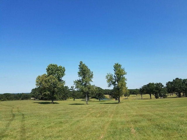 exterior space with a rural view