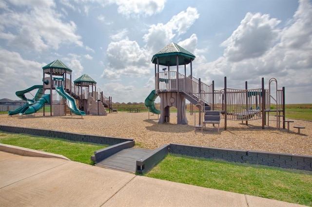 view of communal playground