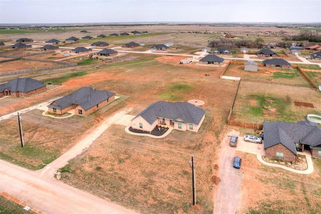 aerial view featuring a residential view