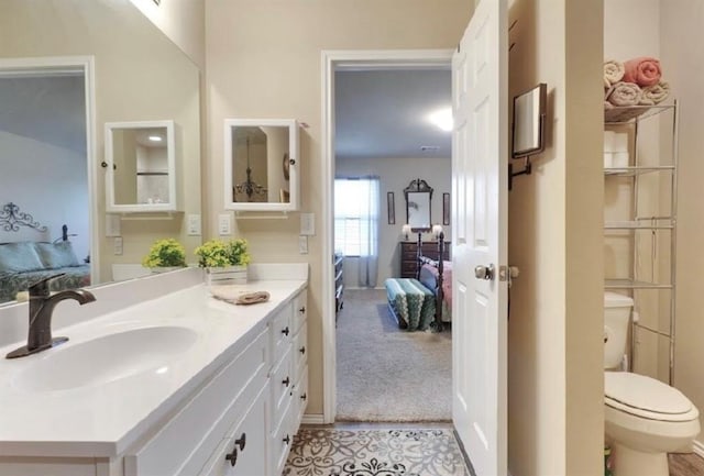 42195 Elles Way, Shawnee, OK 74804 - bathroom featuring connected bathroom and vanity
