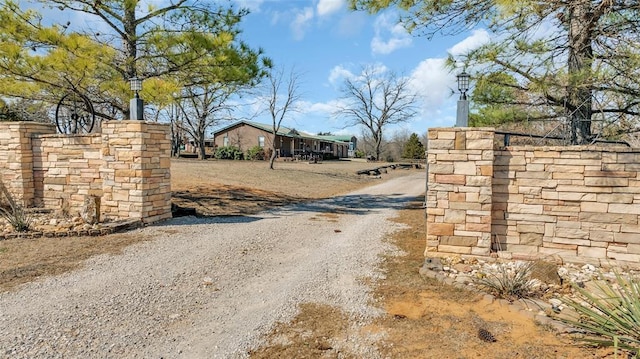 view of street featuring driveway