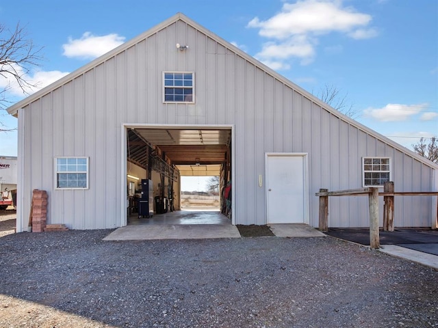 exterior space featuring driveway