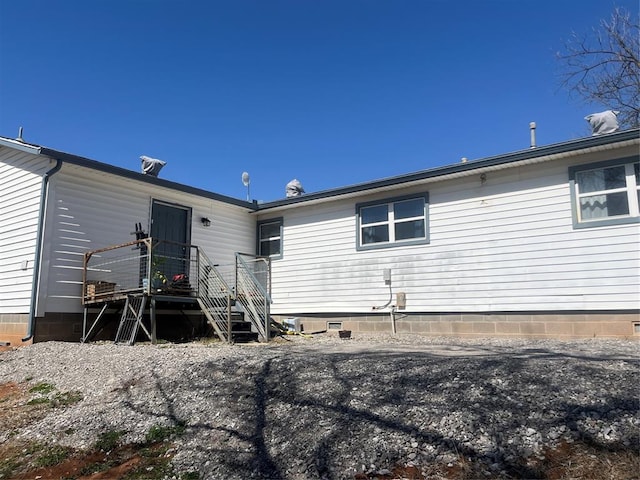 view of rear view of house