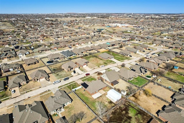 drone / aerial view featuring a residential view