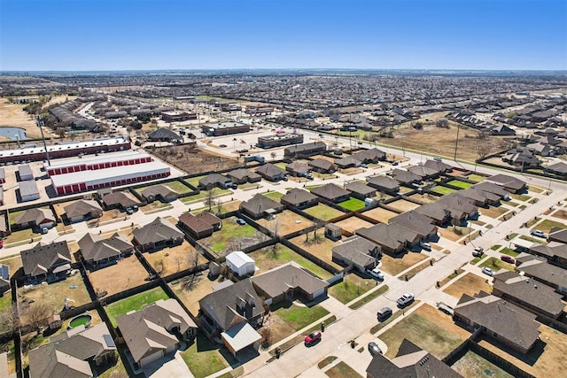 drone / aerial view featuring a residential view