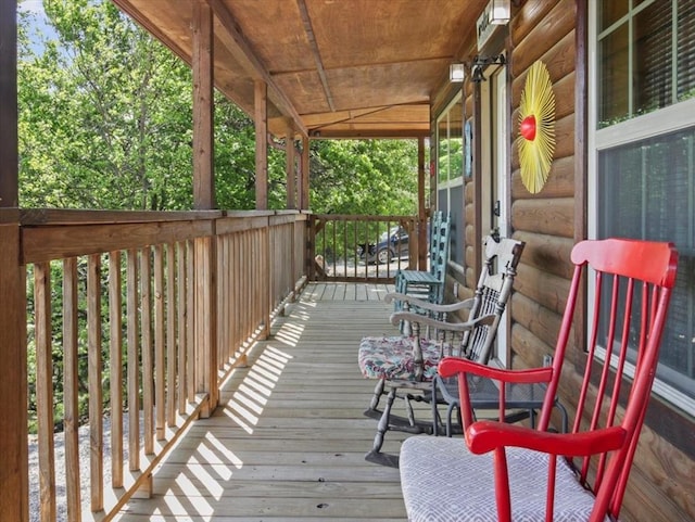 161896 N 4337th Rd, Tuskahoma, OK 74574 - view of deck