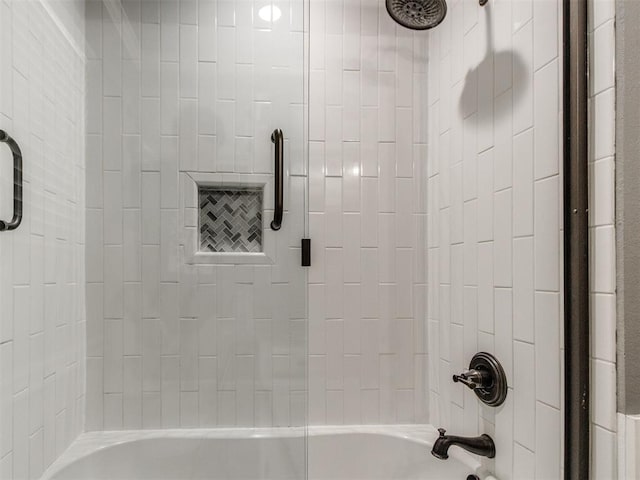 full bath with shower / bath combination