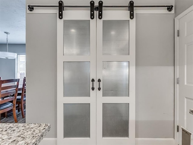 4303 N Redmond Ave, Bethany, OK 73008 - detailed view of a barn door