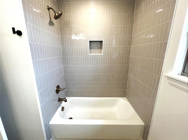 full bathroom featuring shower / bath combination